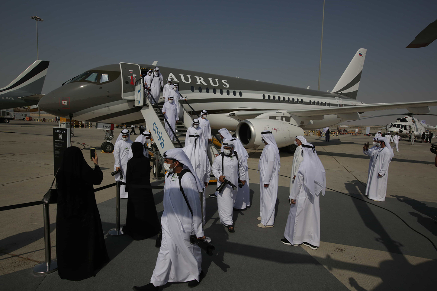 Premiere of three Russian aircraft lighted up the Dubai Airshow 2021