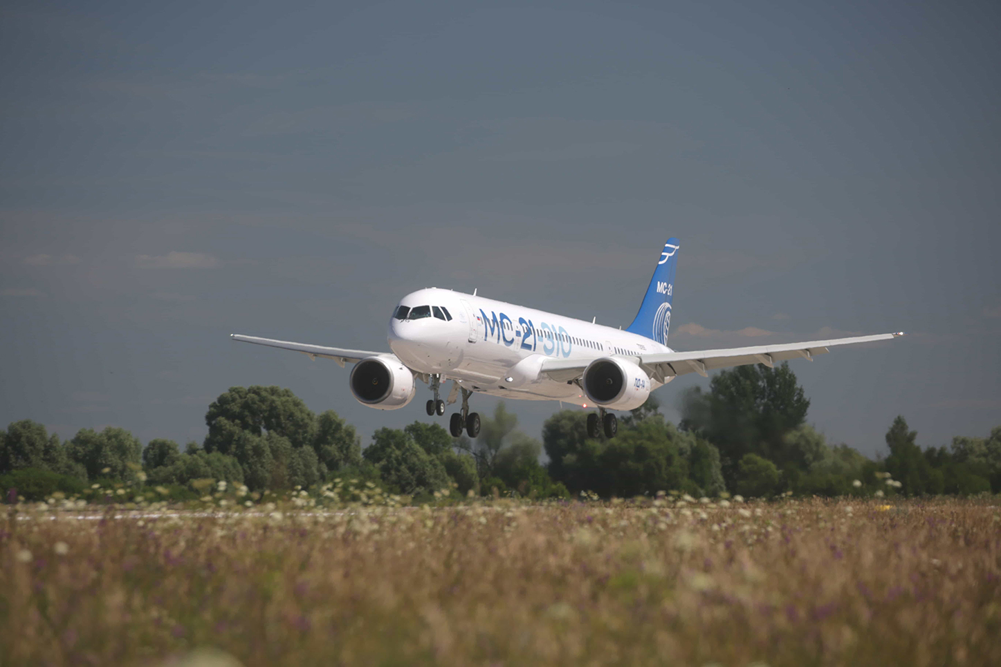 MC-21-310 flight-test aircraft equipped with Russian PD-14 engines arrived in Zhukovsky to continue flight tests