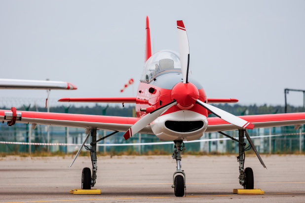 Yak-152 training aircraft in a new livery